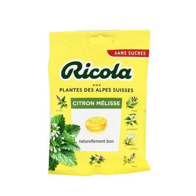 Ricola  Citron Melisse sans sucre, 70g
