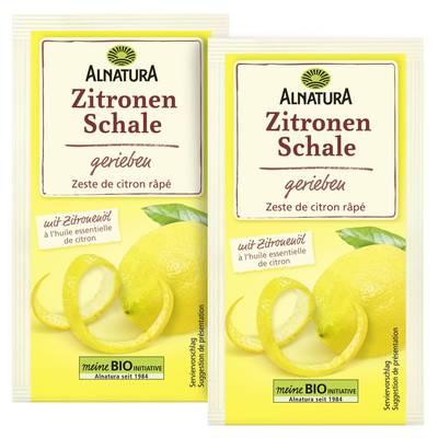 Alnatura - Zeste de citron râpé Bio