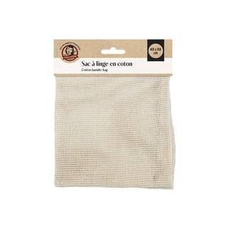 La Ménagère Sac à linge - filet de lavage coton