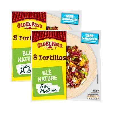 Old el Paso - 8 galettes tortillas de blé nature