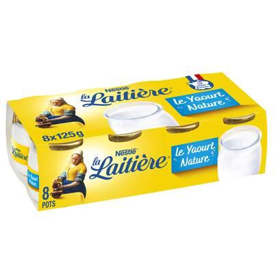 3023290234839 - La laitière - Yaourt nature au lait entier