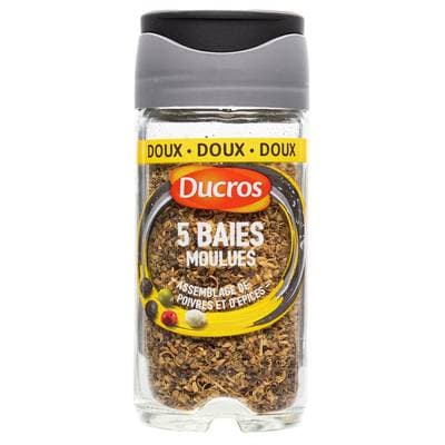 Ducros 5 Baies moulues, 35g