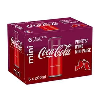 Coca-Cola Cola saveur cerise, 6x20cl