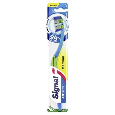 Signal Brosse à dents médium expert, 1 brosse à dents