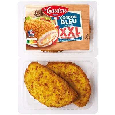 Le Gaulois Cordon Bleu de Poulet XXL, 4x150g