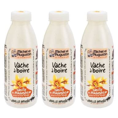 Michel et Augustin Yaourt à boire vanille, Lot de 3x500ml