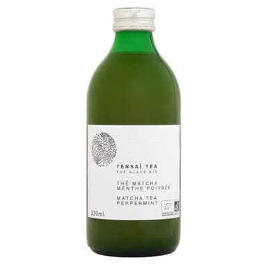 Tensaï Tea Thé matcha glacé menthe poivrée bio, 33cl