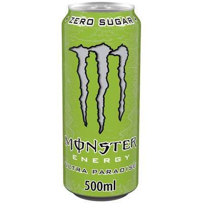 Monster Boisson énergisante saveur kiwi citron vert concombre sans sucres, 50cl