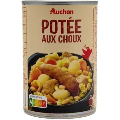 Auchan Potée aux choux, 400g