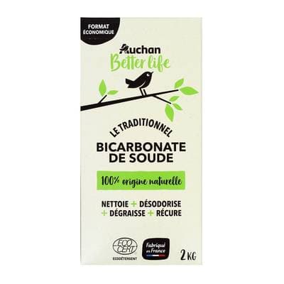 Auchan Better Life Bicarbonate de soude, 2kg
