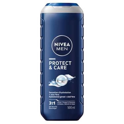 Nivea Men Gel douche 5en1 aloé véra Hydro Care, 500ml