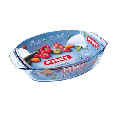 Pyrex Plat en verre Ovale 40x28cm