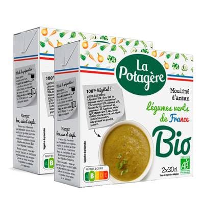 2050000418839 - La Potagère - Soupe Mouliné d'Antan Bio- Légumes Verts de France