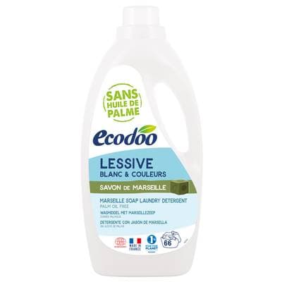 Ecodoo Lessive au savon de Marseille écologique, 2L