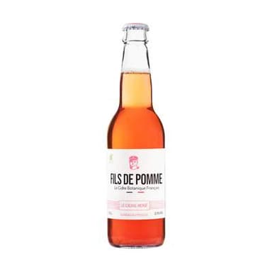 Fils de Pomme Cidre rosé bio Cuvée La Coquette 3.9°, 33cl