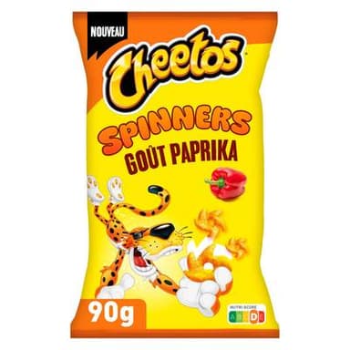 Cheetos Chips Spinners Goût Paprika, 90g
