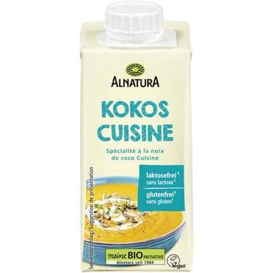 Alnatura Lait de Coco Spécial Cuisine Bio, 20cl