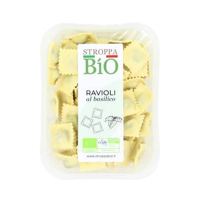 Stroppa Pastificio Ravioli Basilic Bio, 250g