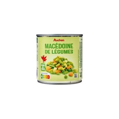 Auchan Macédoine de légumes, 265g