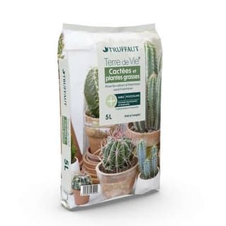 Truffaut Terreau pour Cactées et Plantes Grasses - Terre de Vie, 5L
