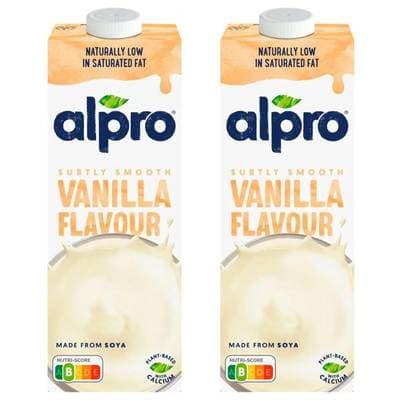 Alpro Boisson Soja Vanille, Lot de 2x1l