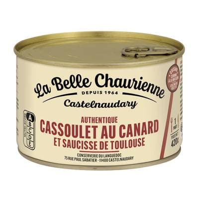 La Belle Chaurienne Cassoulet au Canard et Saucisses de Toulouse, 420g