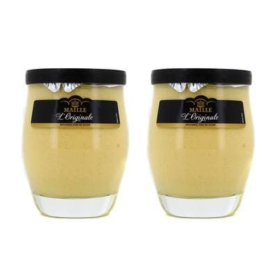 Maille Moutarde Fine de Dijon - L'Originale, Lot de 2x245 g