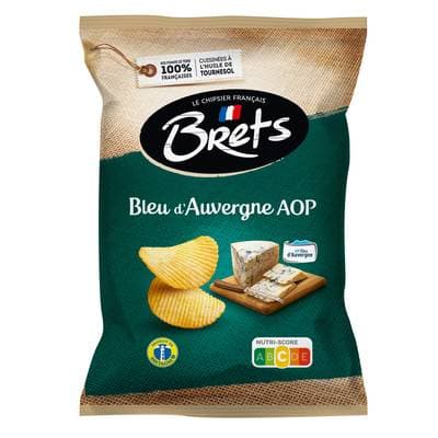 Bret's Chips ondulées Bleu d'Auvergne AOP, 125g
