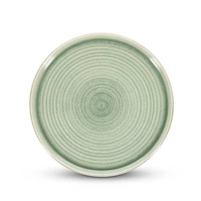 Collection Caméo Assiette plate 27,5cm vert Cameo, 1 pièce