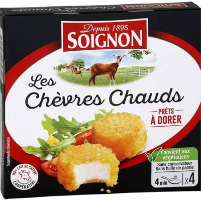 Soignon Chèvres Chaud, 4x25g