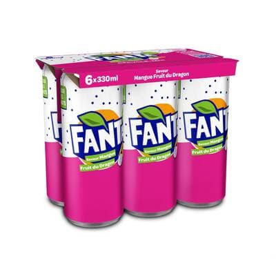 Fanta Mangue fruit Dragon, 6x33cl