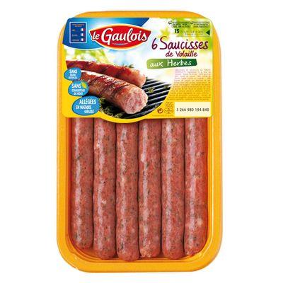 3266980194840 - Le Gaulois - Saucisses de Volaille aux Herbes