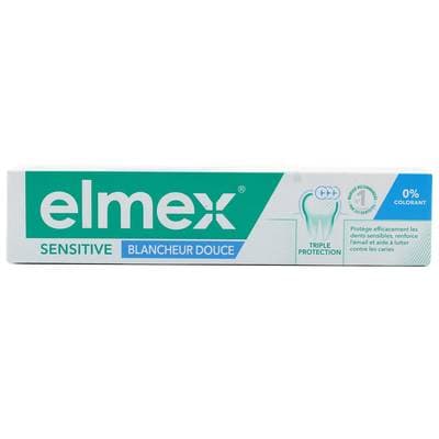 Elmex Dentifrice Sensitive Blancheur Douce, 75ml
