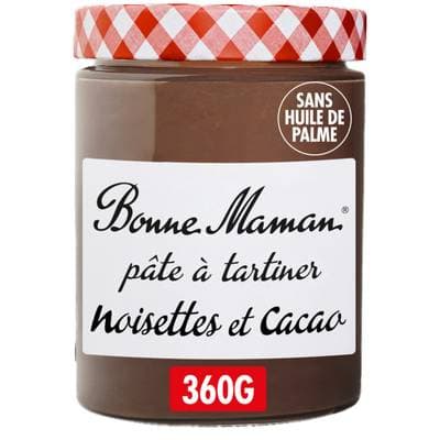 Bonne Maman Pâte à Tartiner Noisette Cacao, 360g