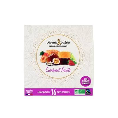 Saveurs & Nature Pâtes de fruits Assortiment x16 bio, 165g