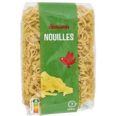 Auchan Pâtes Nouilles, 500g