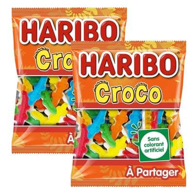 Haribo Bonbon Croco, Lot de 2x280g