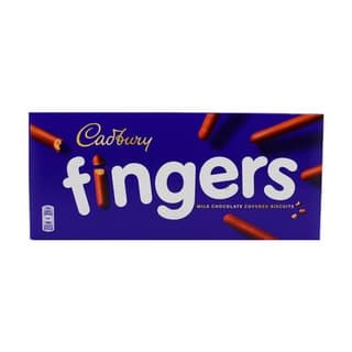 Cadbury Biscuits chocolat au lait finger, 114g