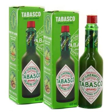 Tabasco Sauce pimentée verte, Lot de 2x60ml