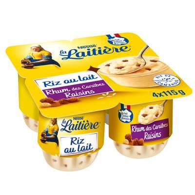 La laitière - Riz au lait rhum raisin
