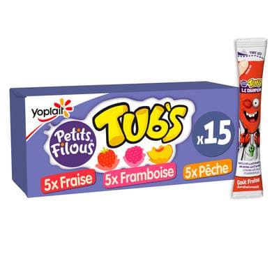 Petits Filous Yaourts Tub's Aromatisés Fruits, 555g, 15 portions