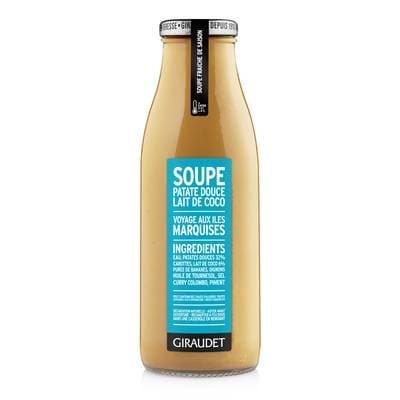 Giraudet Soupe de Patate Douce Lait de Coco, 50cl