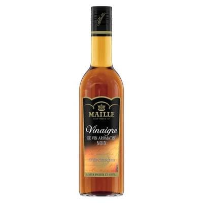 Maille Vinaigre de vin aromatisé aux noix Cuvée signature en bouteille, 50cl