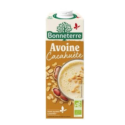 Bonneterre Boisson avoine cacahuète bio, 1L