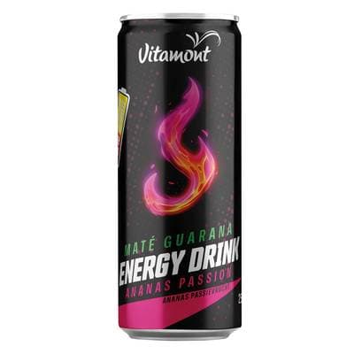 Vitamont Energy Drink - Ananas Passion Bio, 25cl