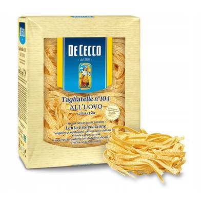De Cecco Pâtes Tagliatelle aux oeufs N°104 Premium, 250g