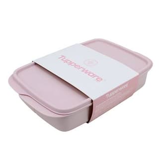 Tupperware Boîte à lunche compartimentée rose poudrée, 1L