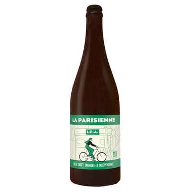 La Parisienne Bière I.P.A 5° Bio, 75cl
