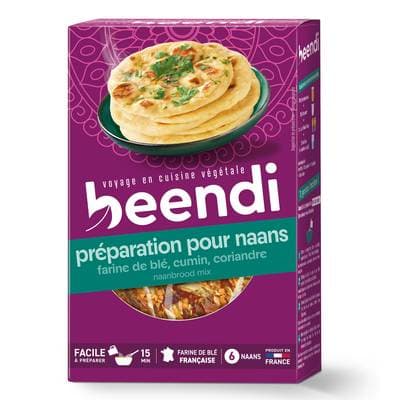 Beendhi Préparation bio pour naan, 250G