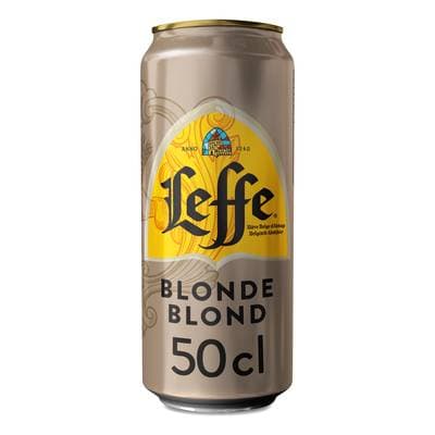 Leffe Bière blonde d'abbaye 6,6°, 50cl